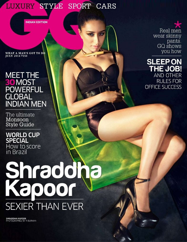 Shraddha Kapoor Photo Shoot For Gq India July 2014